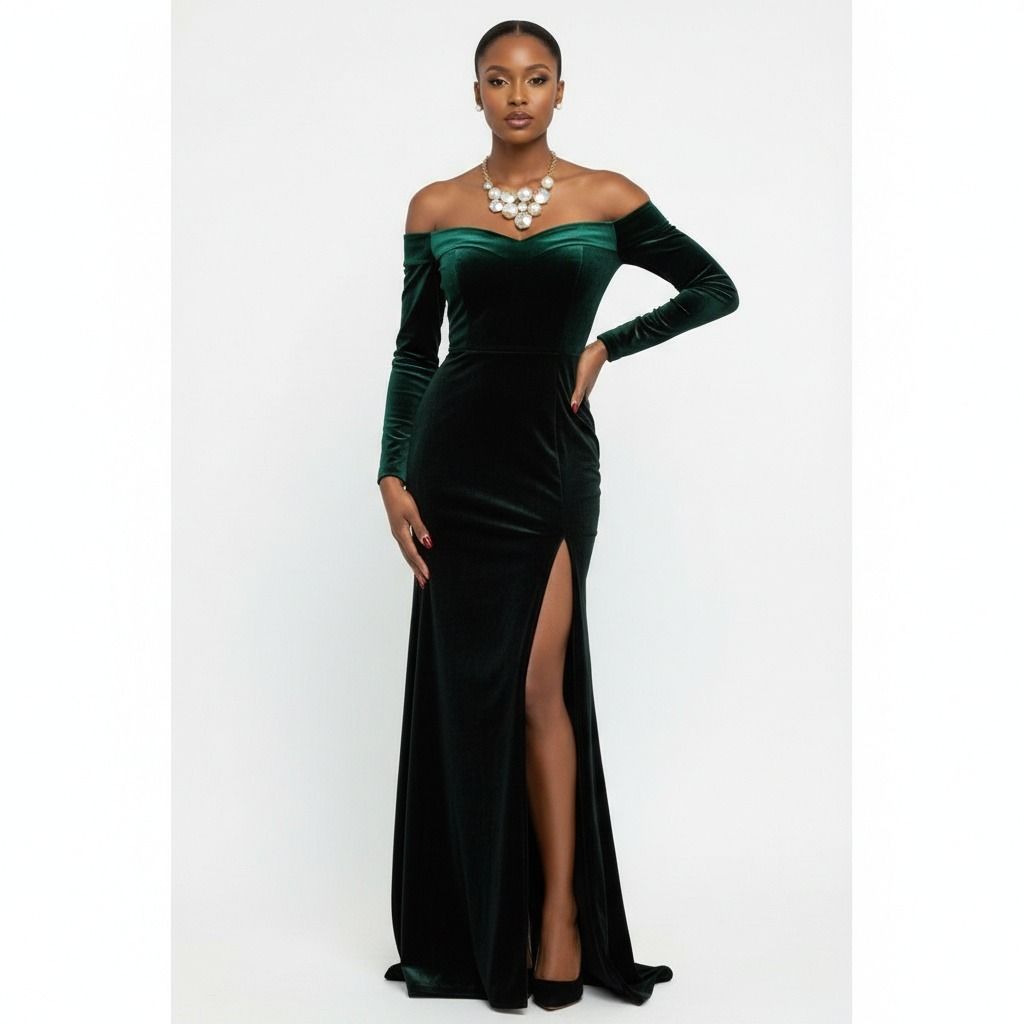 Bib Chunky Aurbo Crystal Pearl Evening Necklace